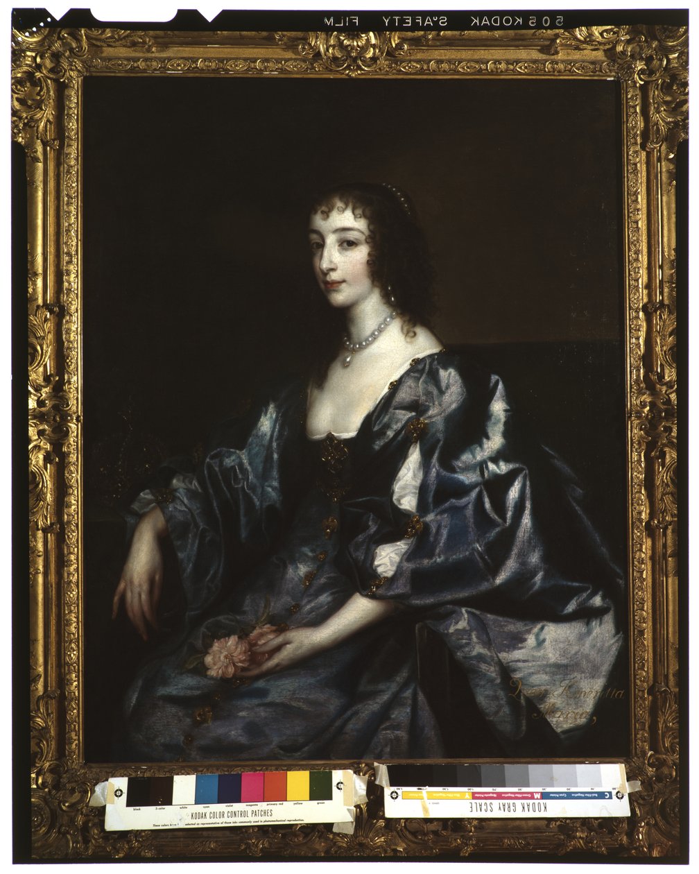 Henrietta Mária angol királynő, 1636-38 körül alkotó: Anthony van Dyck
