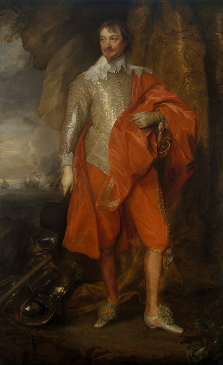 Robert Rich 1587-1658, Warwick második grófja, kb. 1632-35. alkotó: Anthony van Dyck