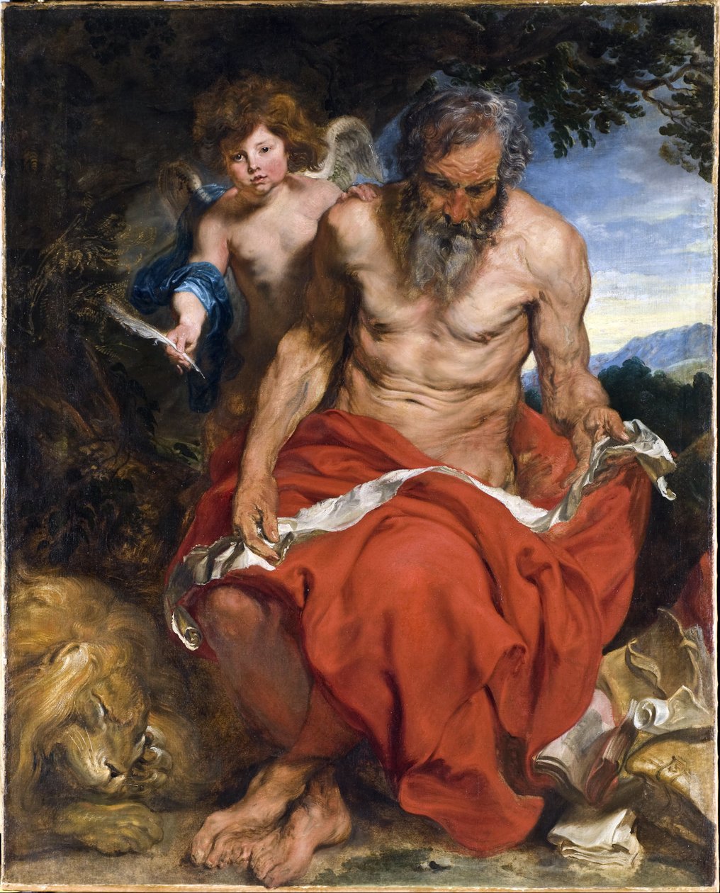 Szent Jeromos alkotó: Anthony van Dyck
