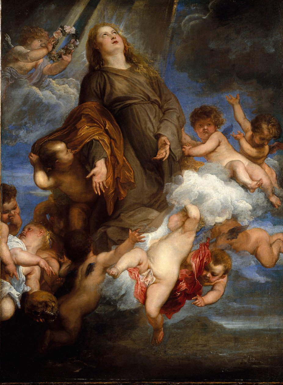 Szent Rozália közbenjáró Palermó pestisjárványa miatt, 1624 alkotó: Anthony van Dyck