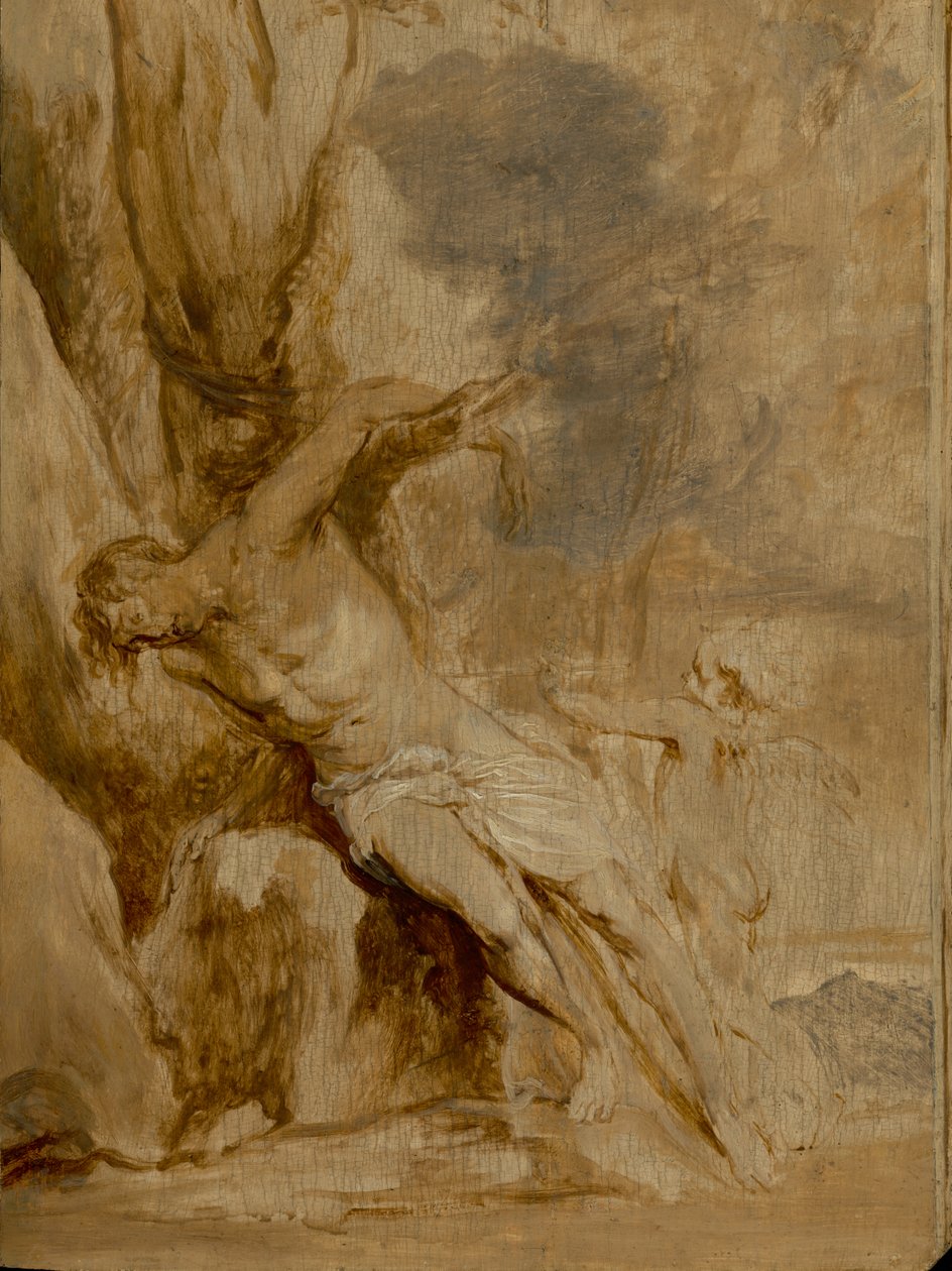 Szent Sebestyént angyal ápolja alkotó: Anthony van Dyck