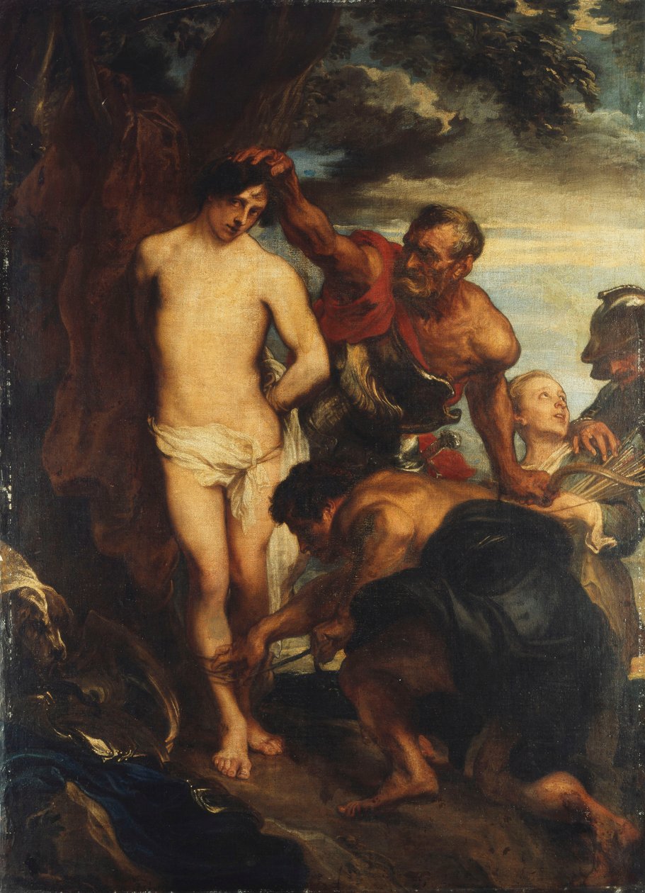 Szent Sebestyén Martydomra készült, 1622 körül alkotó: Anthony van Dyck