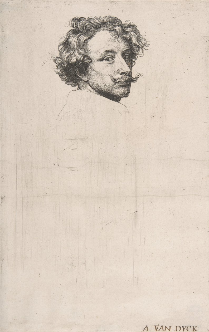 Önarckép, Az ikonográfiából, kb. 1640. alkotó: Anthony van Dyck