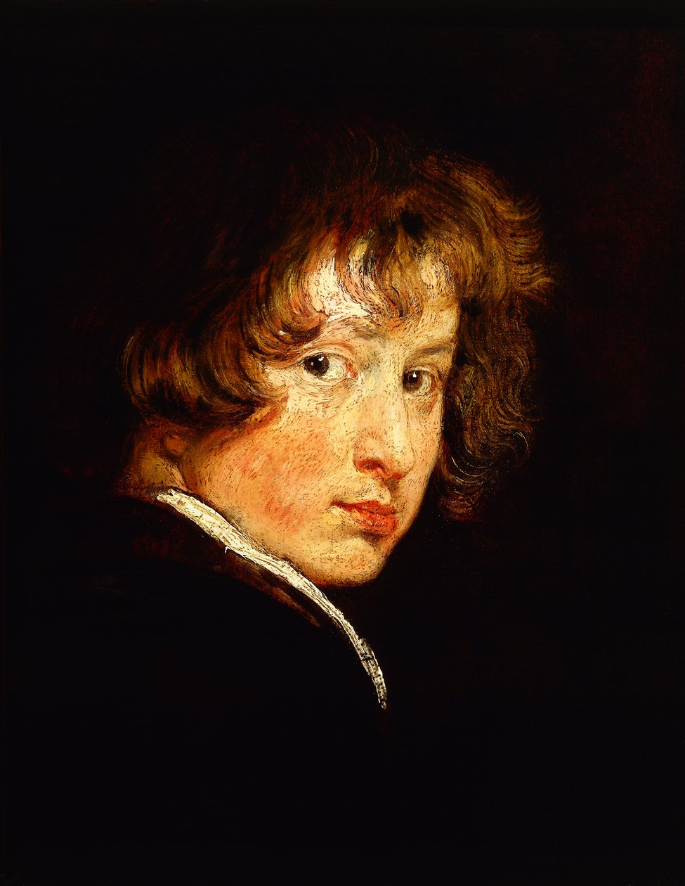 Önarckép tizenhat évesen alkotó: Anthony van Dyck