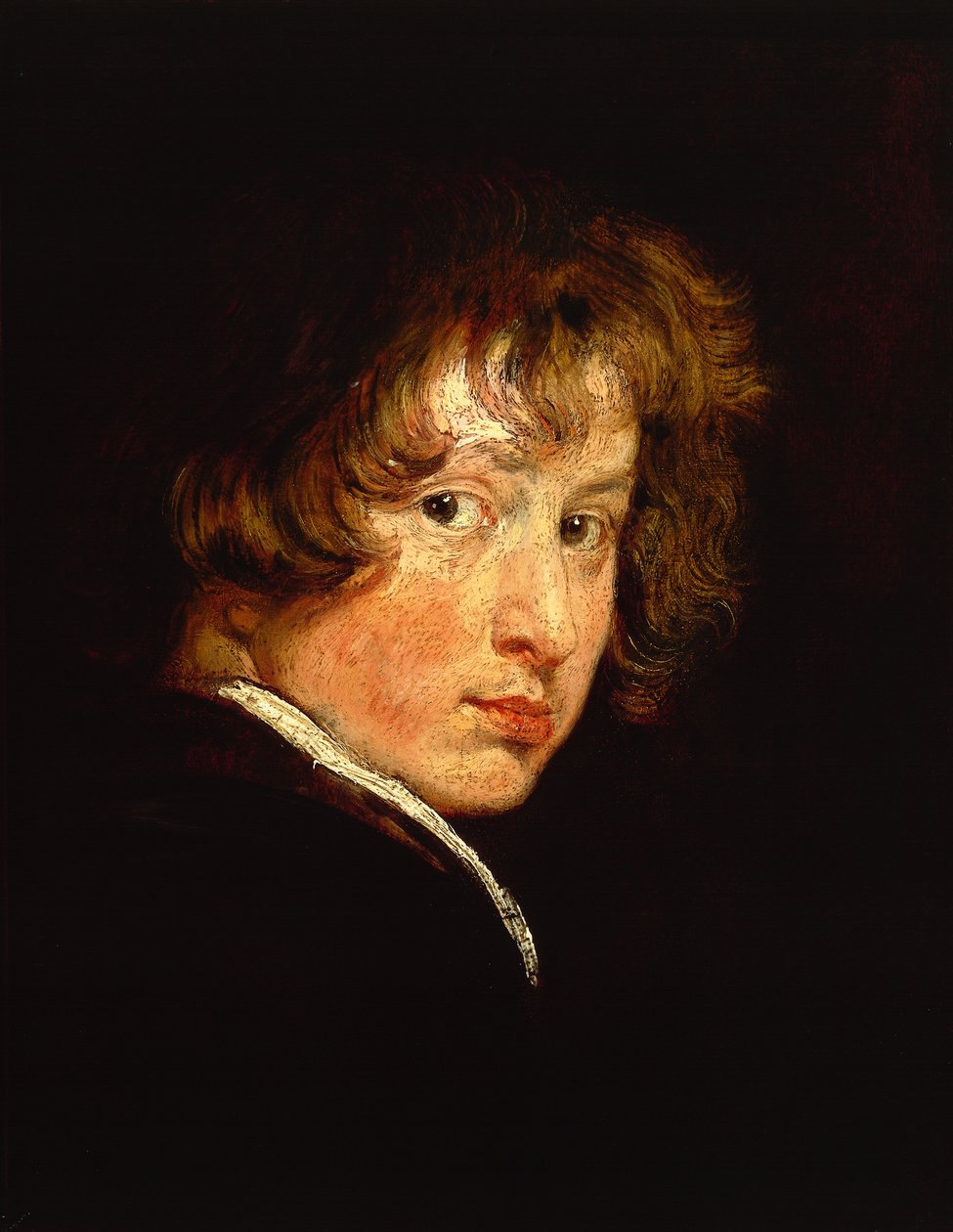 Önarckép tizenhat évesen alkotó: Anthony van Dyck