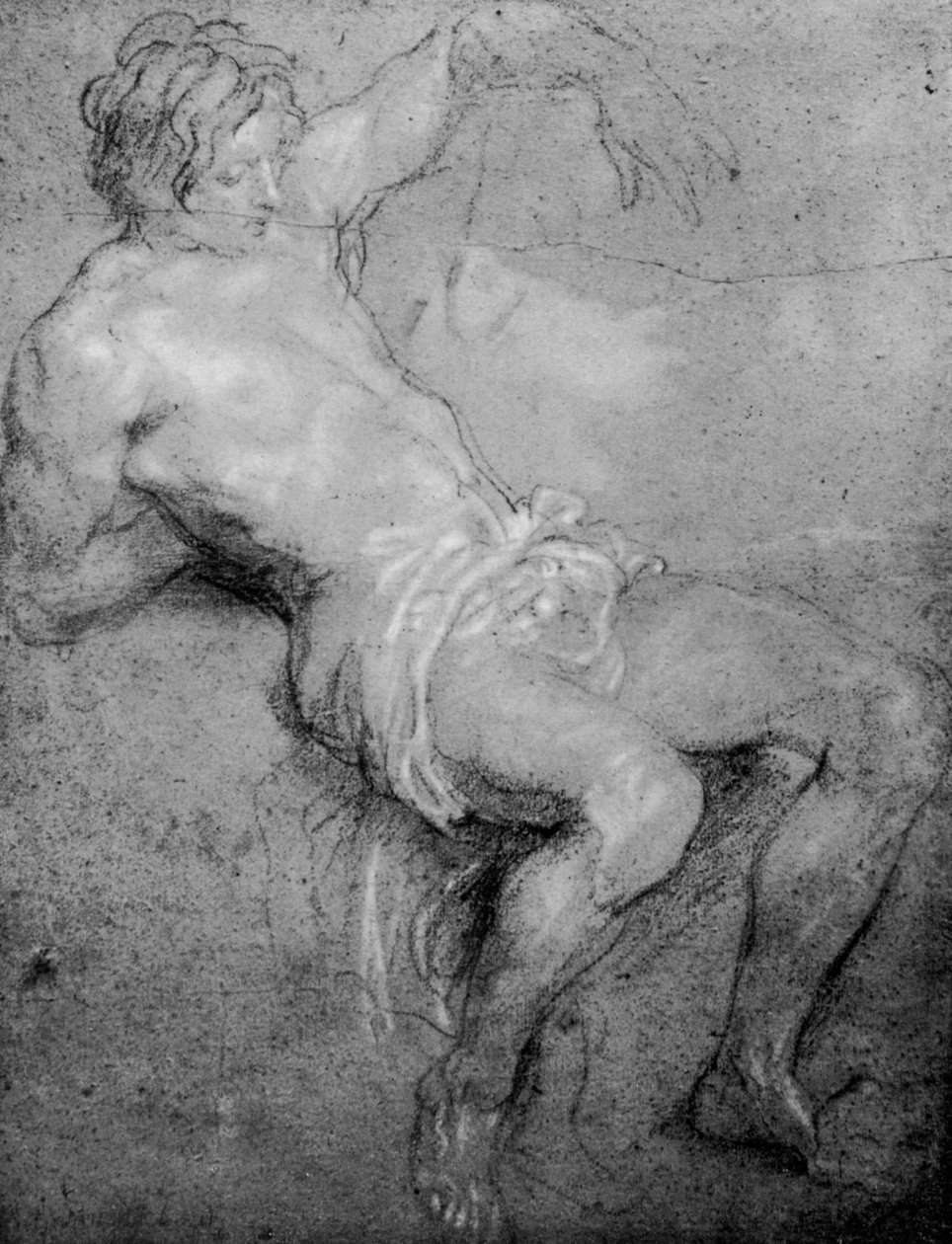 Tanulmány a Szent Sebestyénnek, 1913. alkotó: Anthony van Dyck