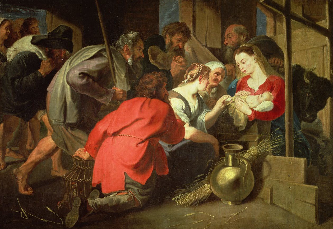 A Pásztorok imádása, 1616-18 alkotó: Anthony van Dyck