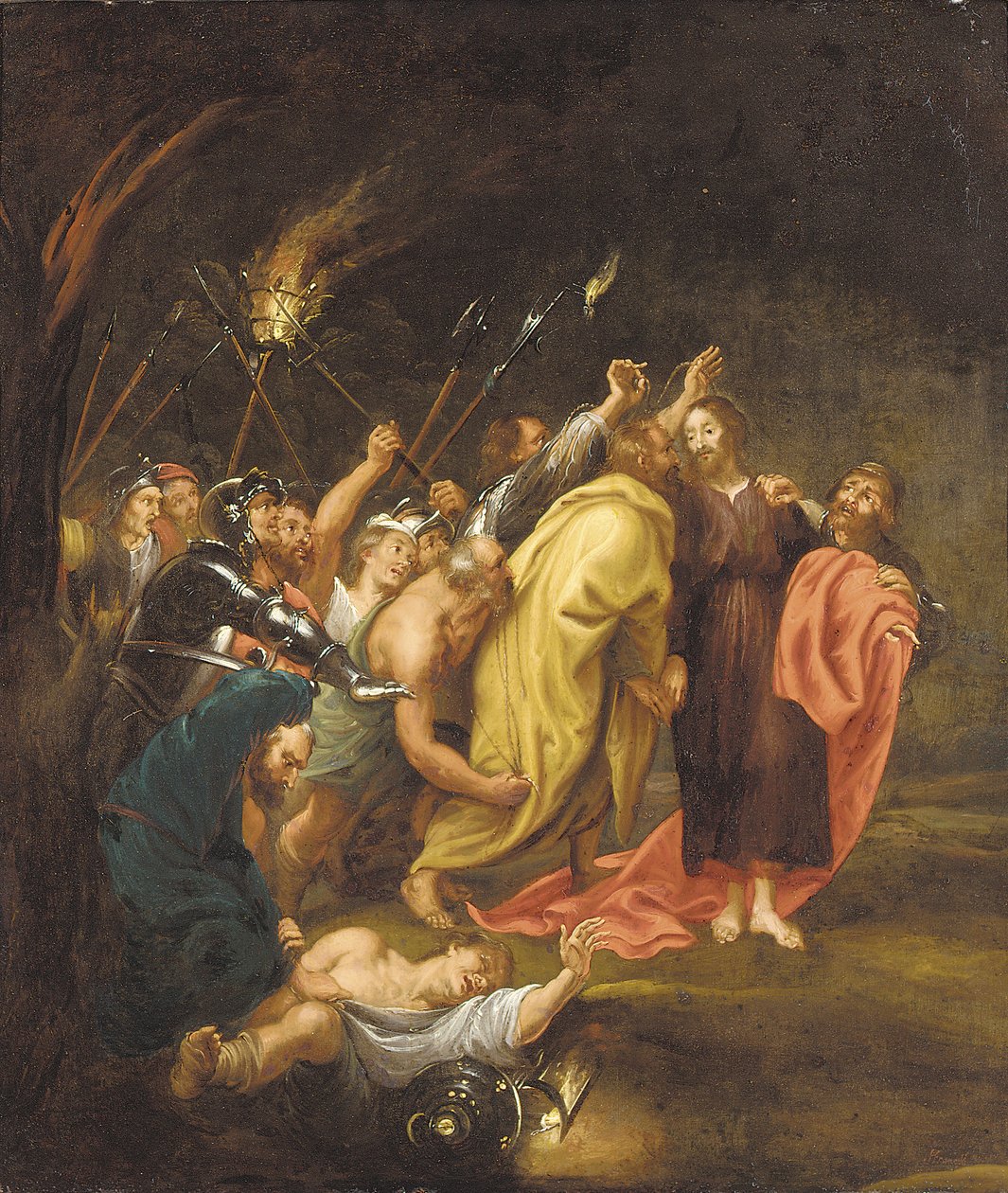 Krisztus letartóztatása alkotó: Anthony van Dyck