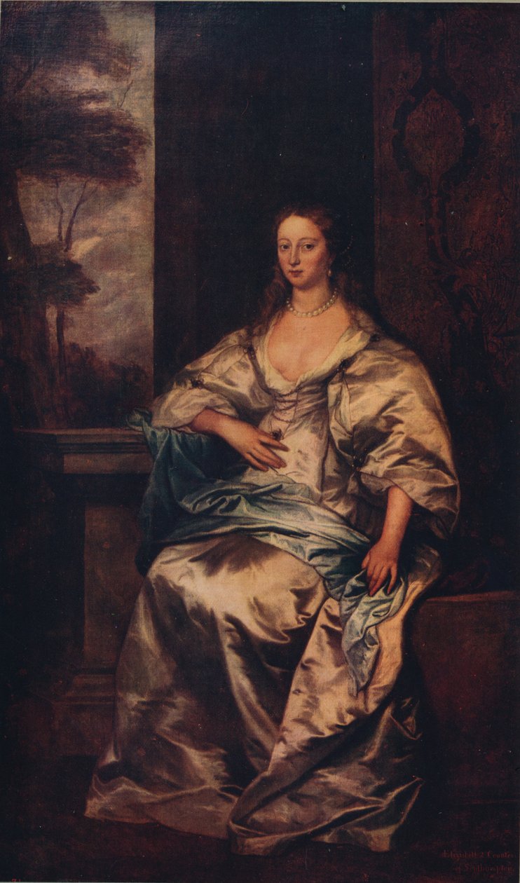 Southampton grófnője, 1640-1641, 1915 alkotó: Anthony van Dyck
