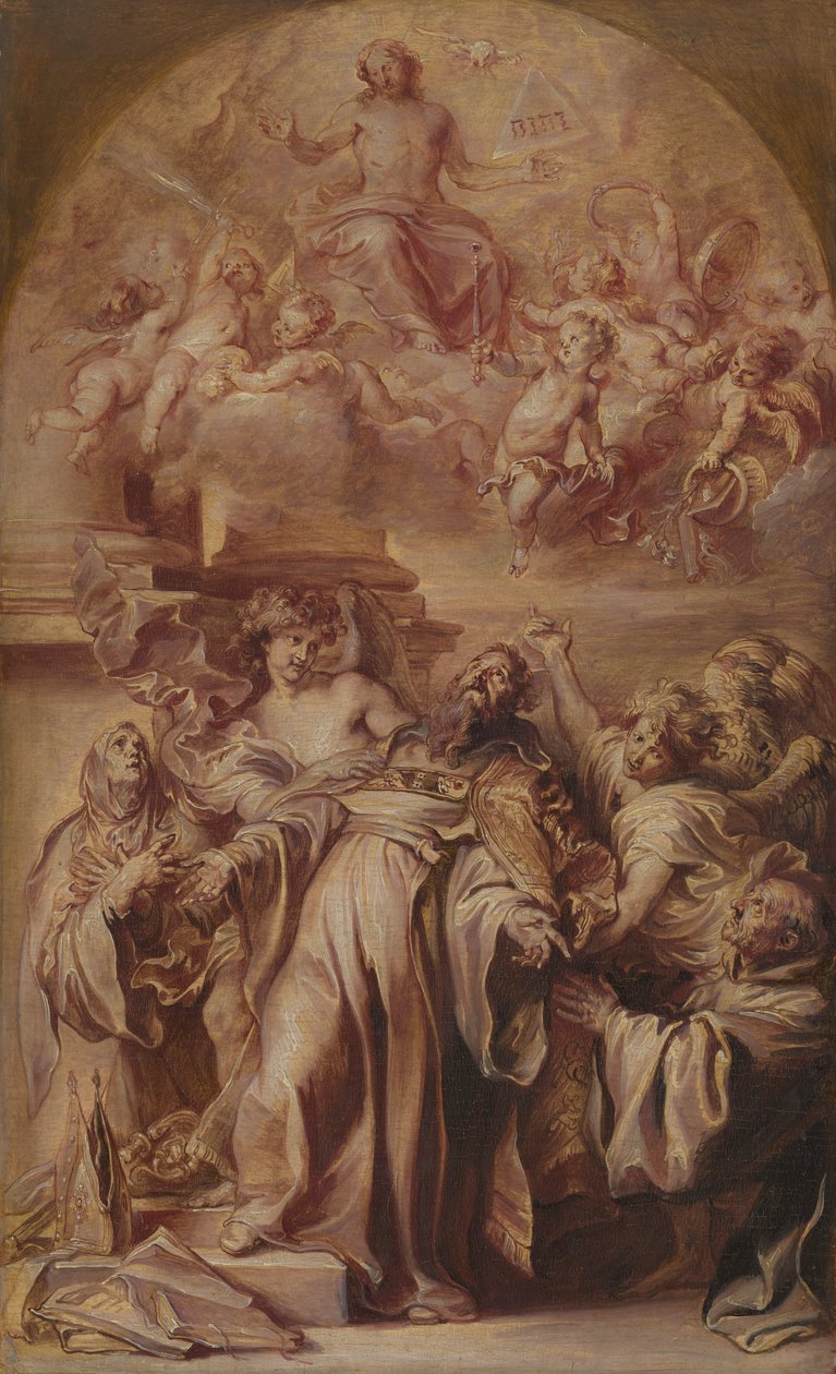 Szent Ágoston extázisa alkotó: Anthony van Dyck