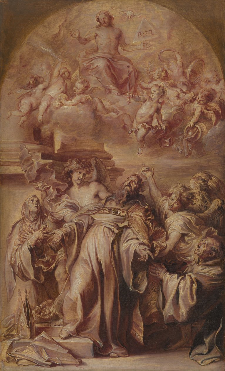 Szent Ágoston extázisa alkotó: Anthony van Dyck