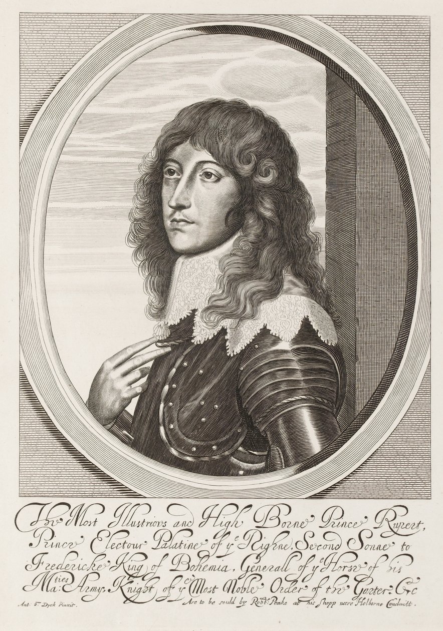 ?A legkiemelkedőbb és legkiemelkedőbb Rupert herceg?, 1640 körül alkotó: Anthony van Dyck
