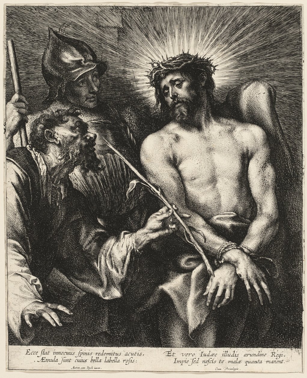 A Krisztusnak felajánlott nád alkotó: Anthony van Dyck