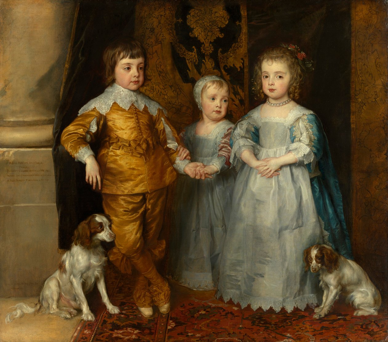 I. Károly három legidősebb gyermeke alkotó: Anthony van Dyck