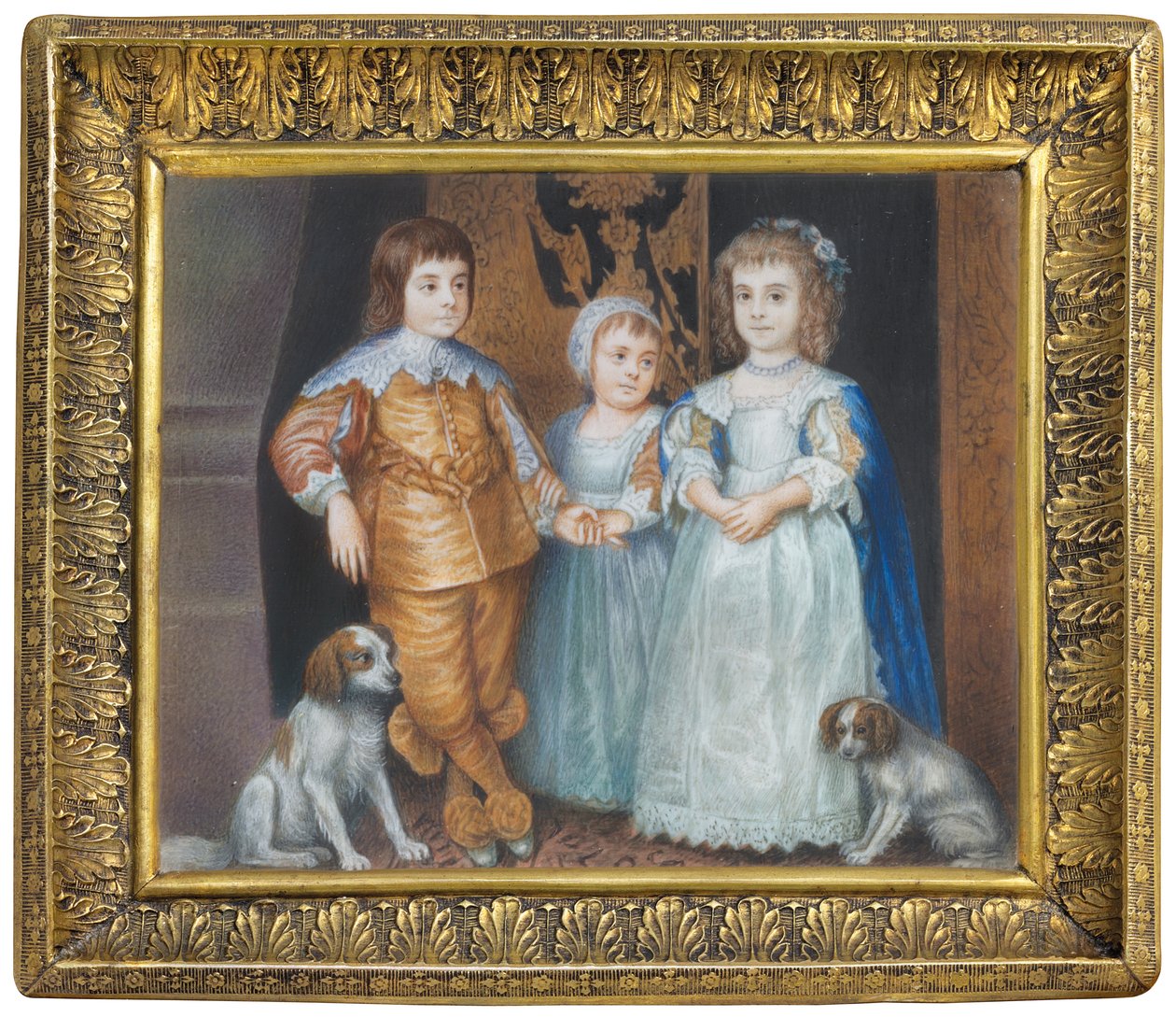I. Károly király három legidősebb gyermeke alkotó: Anthony van Dyck