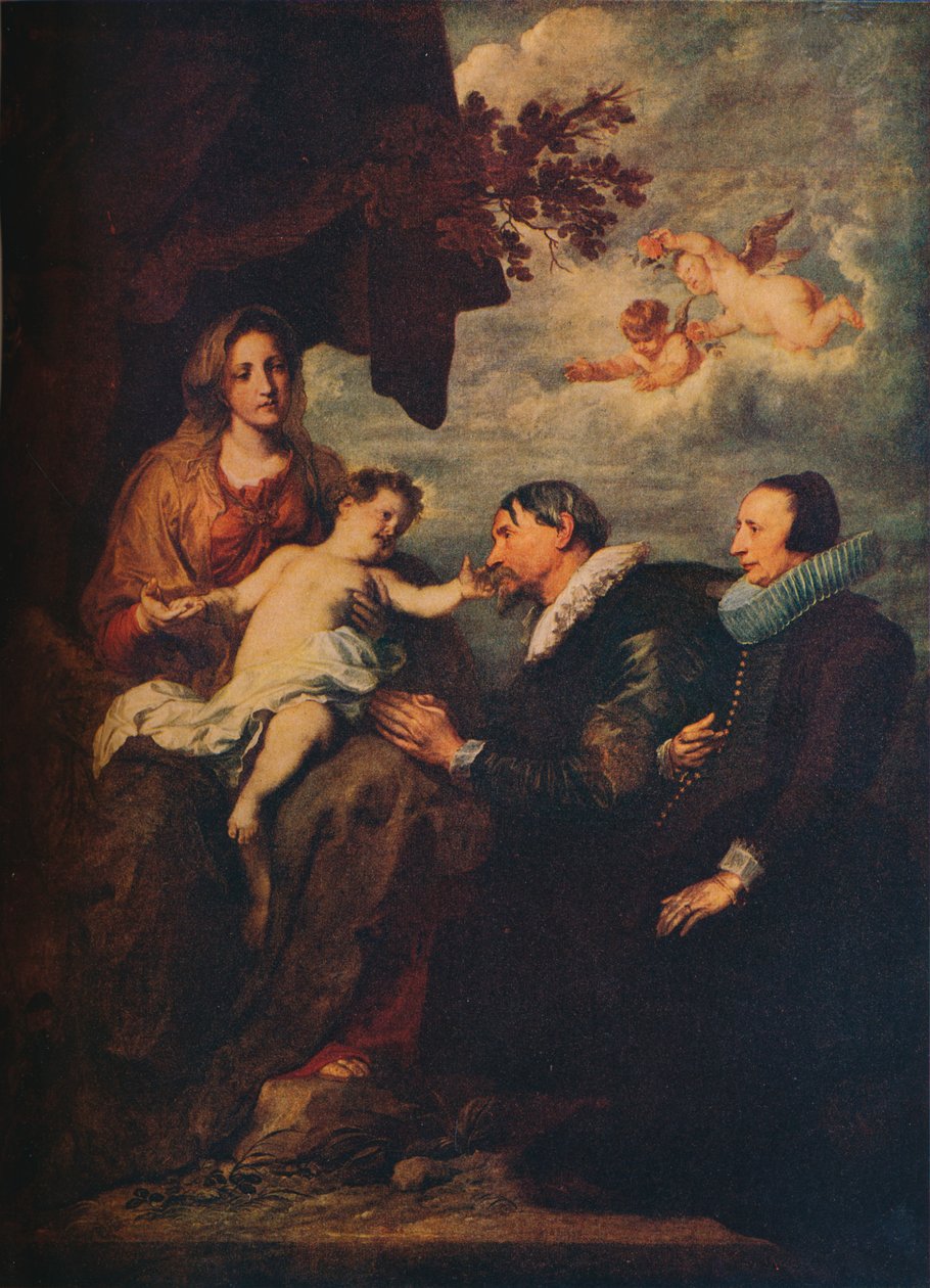 A Szűz az adományozókkal, c1630 alkotó: Anthony van Dyck