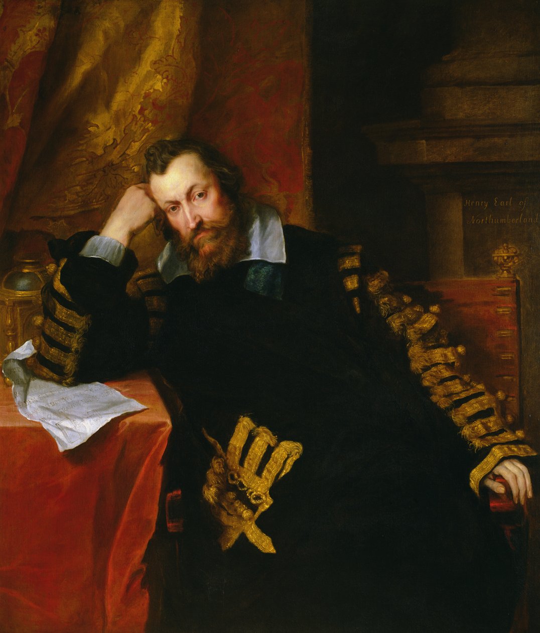 "The Wizard Earl", Henry Percy, Northumberland 9. grófja, 1635 alkotó: Anthony van Dyck