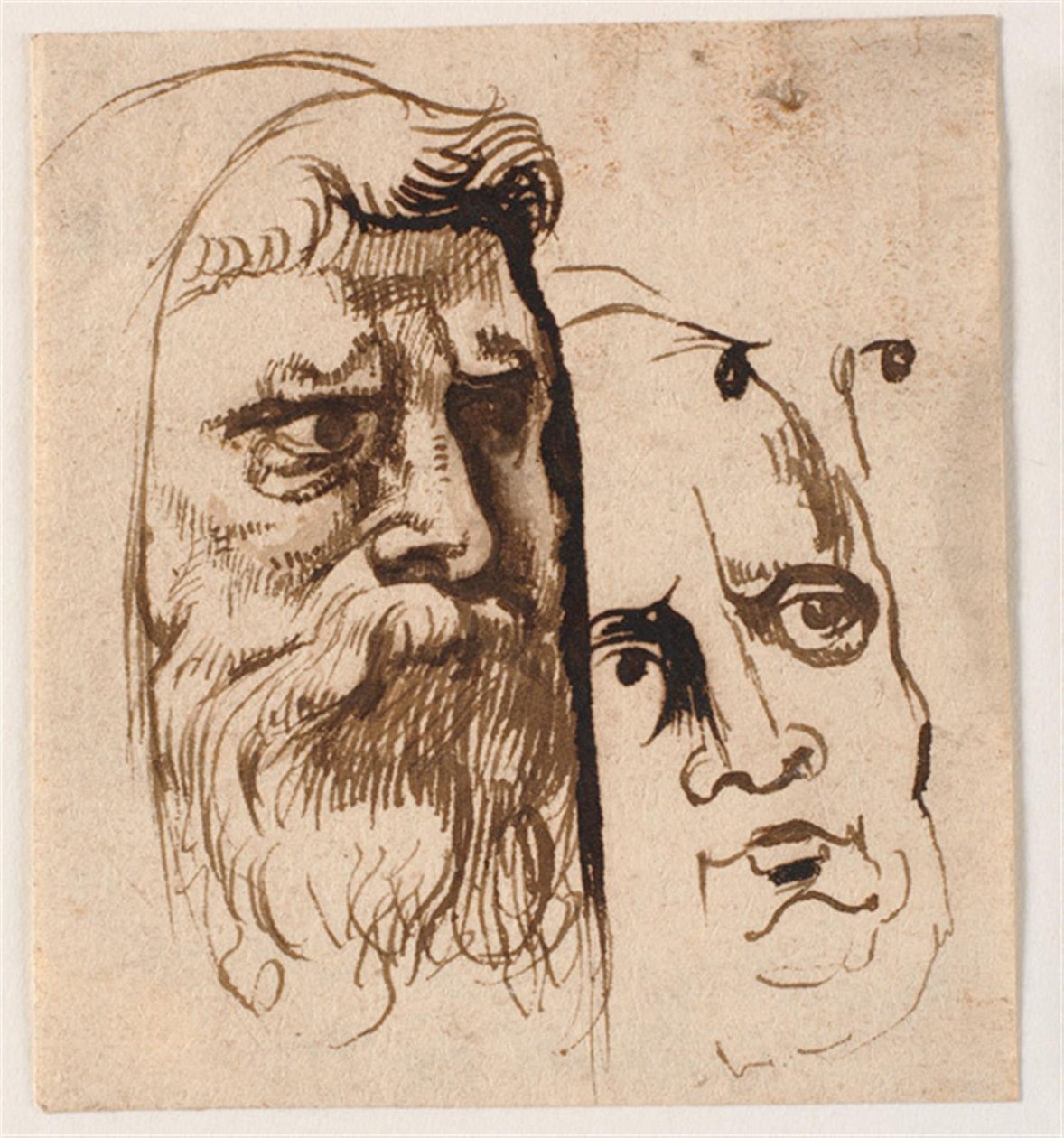 Két férfi fej alkotó: Anthony van Dyck