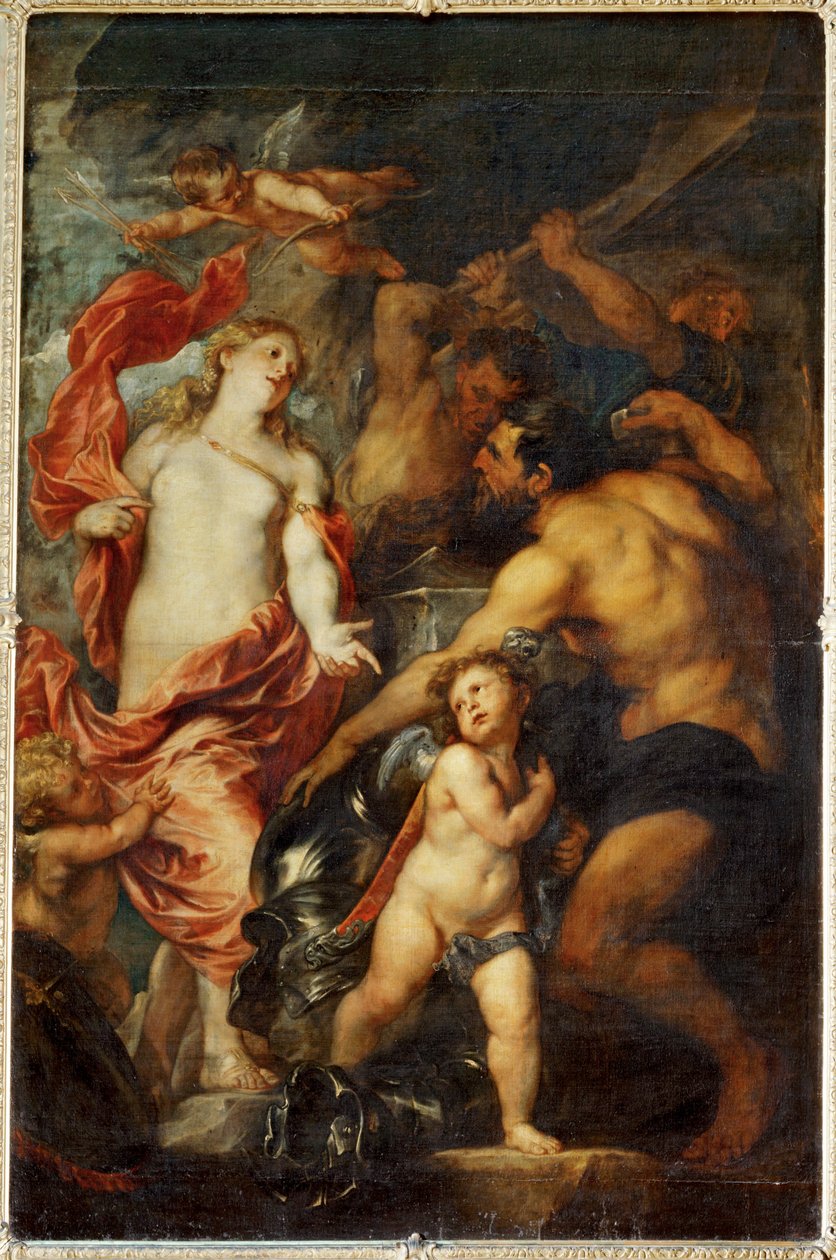 Venus fegyvereket kér Voulcaintól Enee számára ... alkotó: Anthony van Dyck