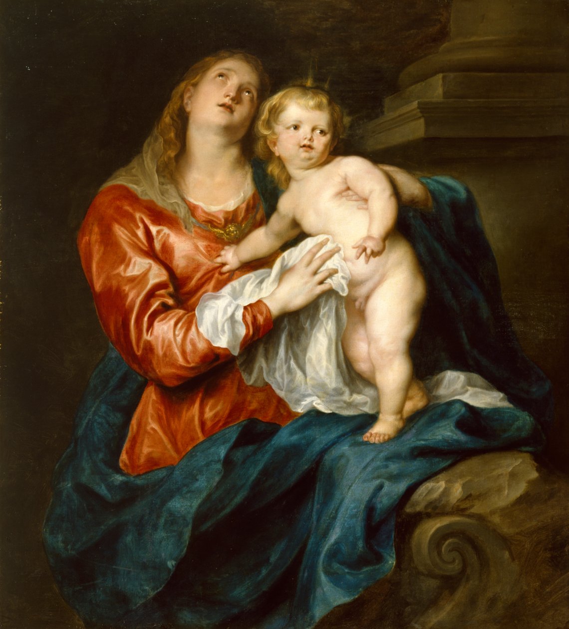 Szűz Mária a gyermekkel alkotó: Anthony van Dyck