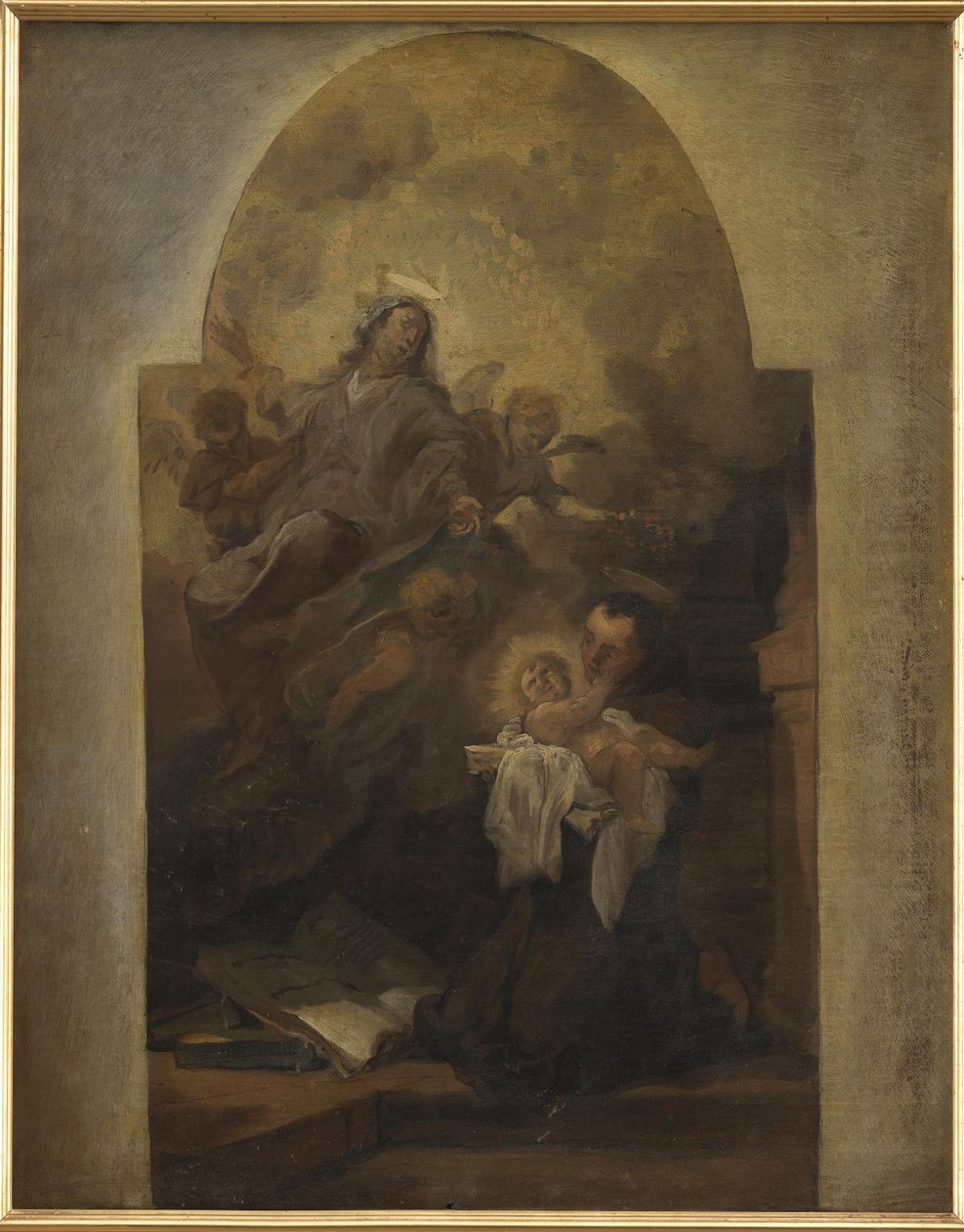 Szűz és gyermek Szent Ferenccel alkotó: Anthony van Dyck