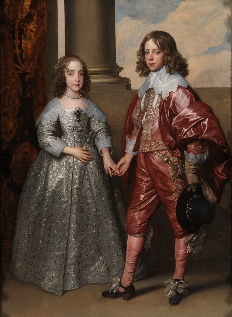 II. Vilmos, Orange hercege és menyasszonya, Stuart Mária II. Willem (1626-1650), Orange hercege és Mary Stuart hercegnő (1631-1660), később királyi hercegnő kettős portréja alkotó: Anthony van Dyck