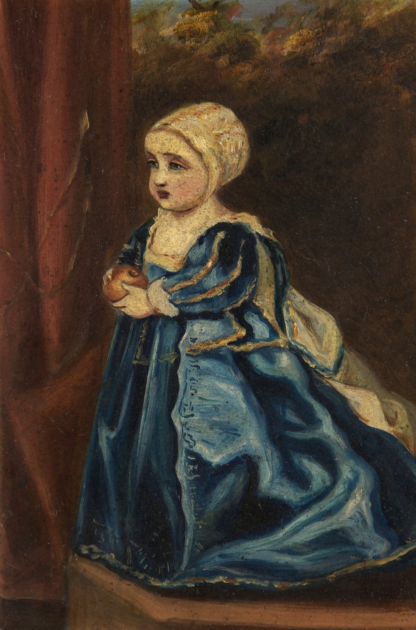 Egy hercegnő portréja, I. Károly király lánya alkotó: Anthony van after Dyck