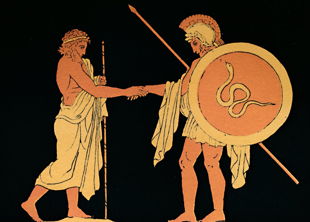 "Pelias Sending Forth Jason", 1880 alkotó: Antique