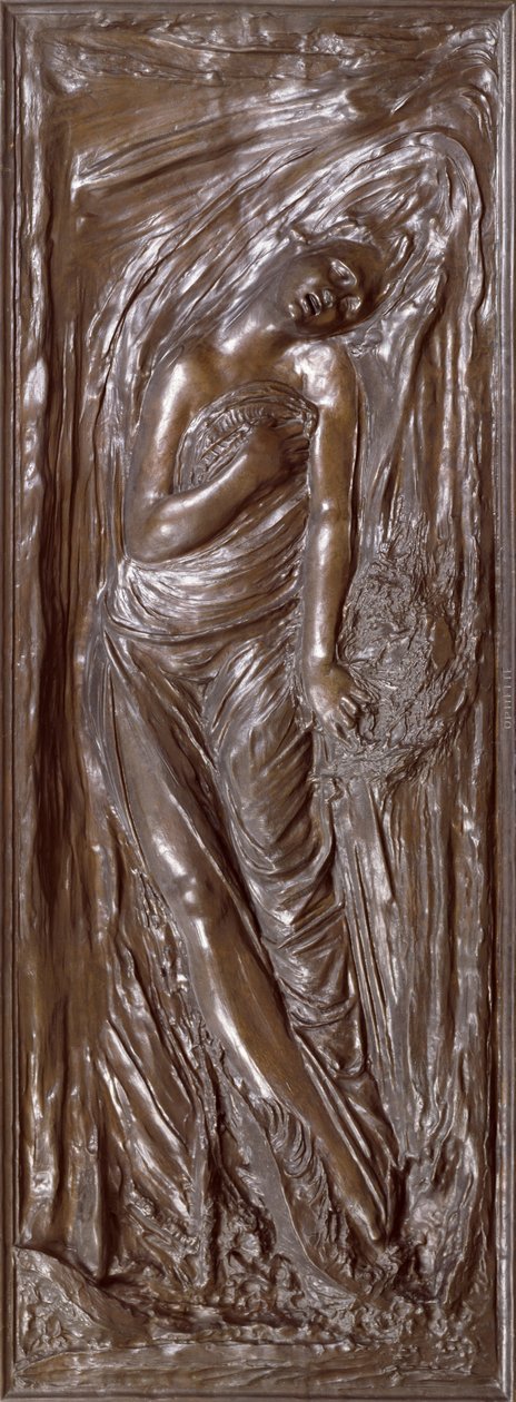 Ophelia, 1876 (bronz) alkotó: Antoine Augustin Preault
