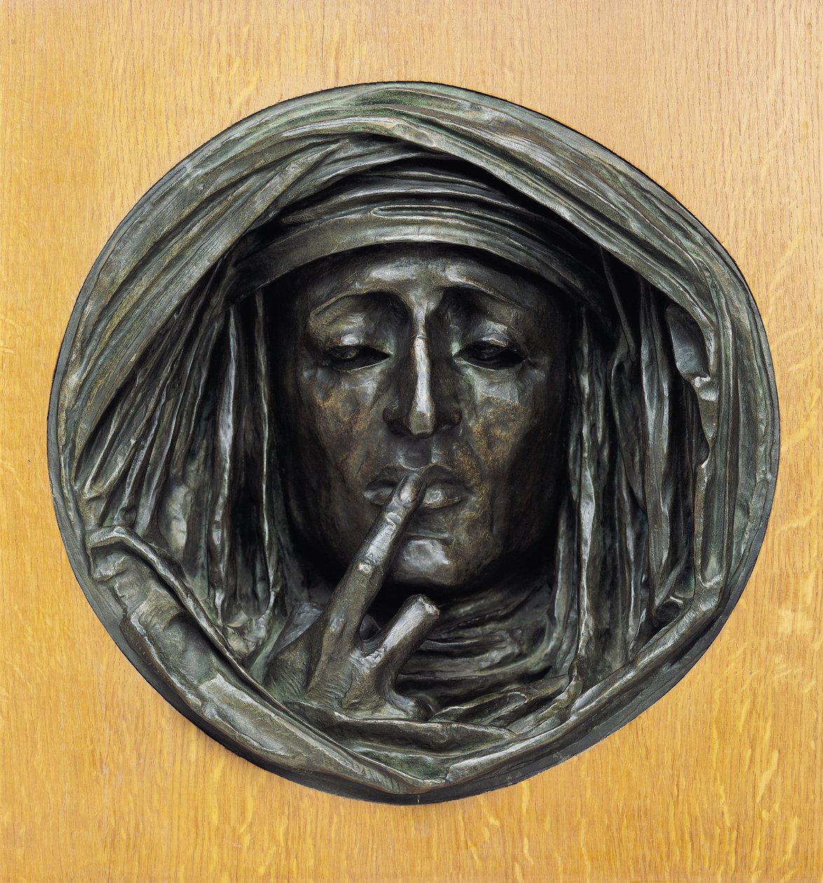 Csend, 1848 (bronz) alkotó: Antoine Augustin Preault
