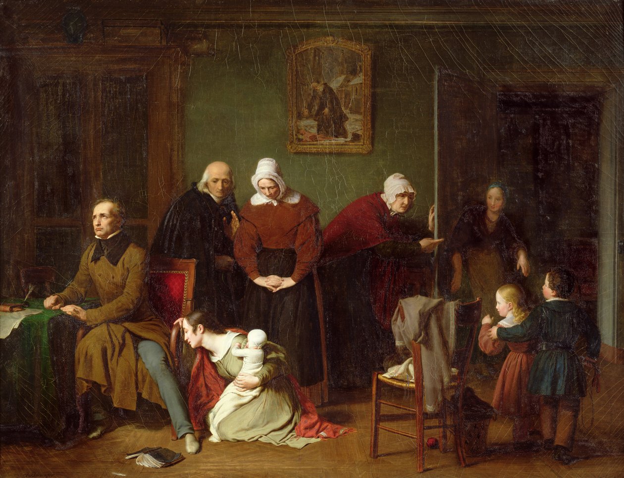 A csábítás következményei, 1824 alkotó: Antoine Beranger
