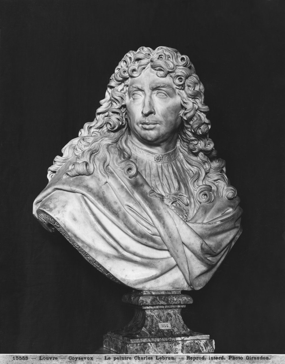Charles Le Brun mellszobra, 1679 (márvány) alkotó: Antoine Coysevox