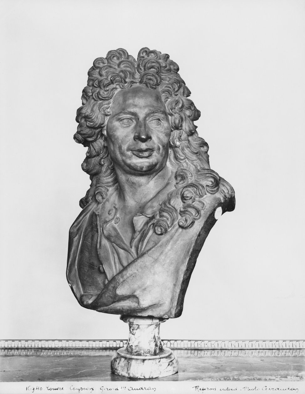 Gerard Audran mellszobra (márvány) alkotó: Antoine Coysevox
