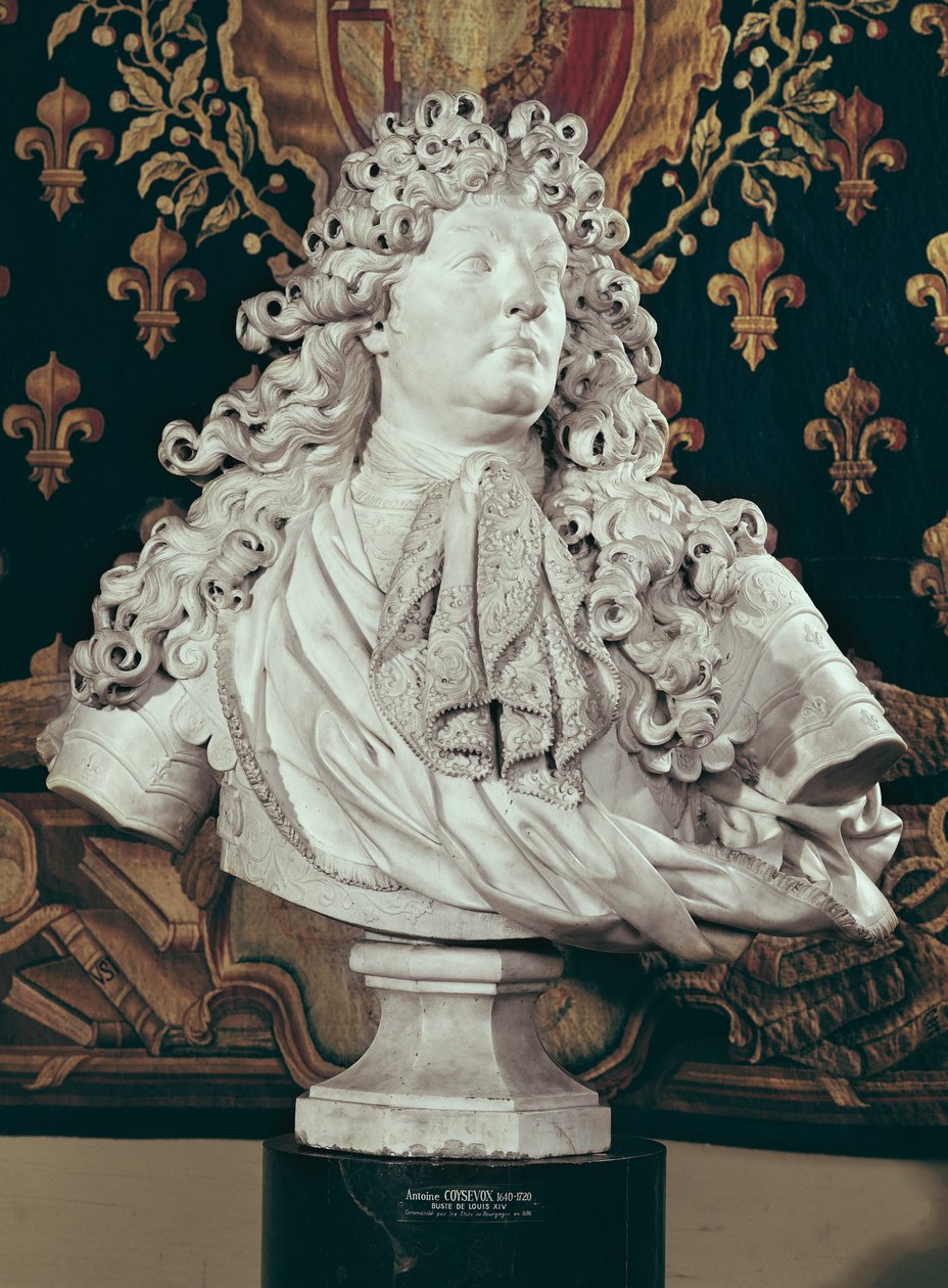 XIV. Lajos (1638-1715) mellszobra 1686 (márvány) alkotó: Antoine Coysevox