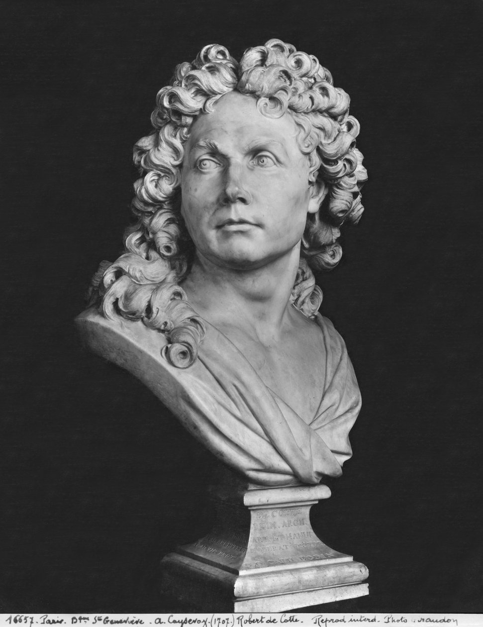 Robert de Cotte mellszobra, 1707 (lásd még 346010, 346011) (márvány) alkotó: Antoine Coysevox