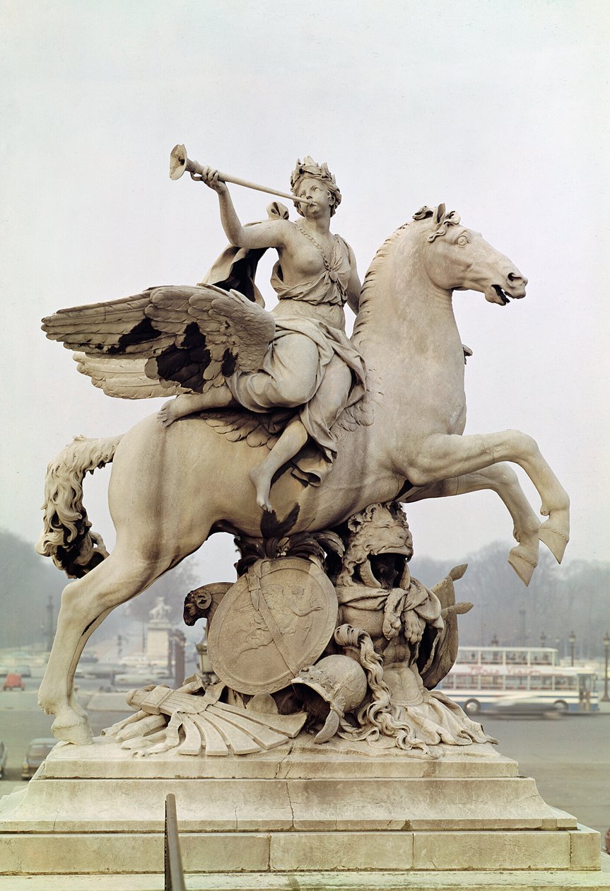 Hírnév a Pegazuson ("Le Cheval de Marly") 1699-1702 (márvány) alkotó: Antoine Coysevox