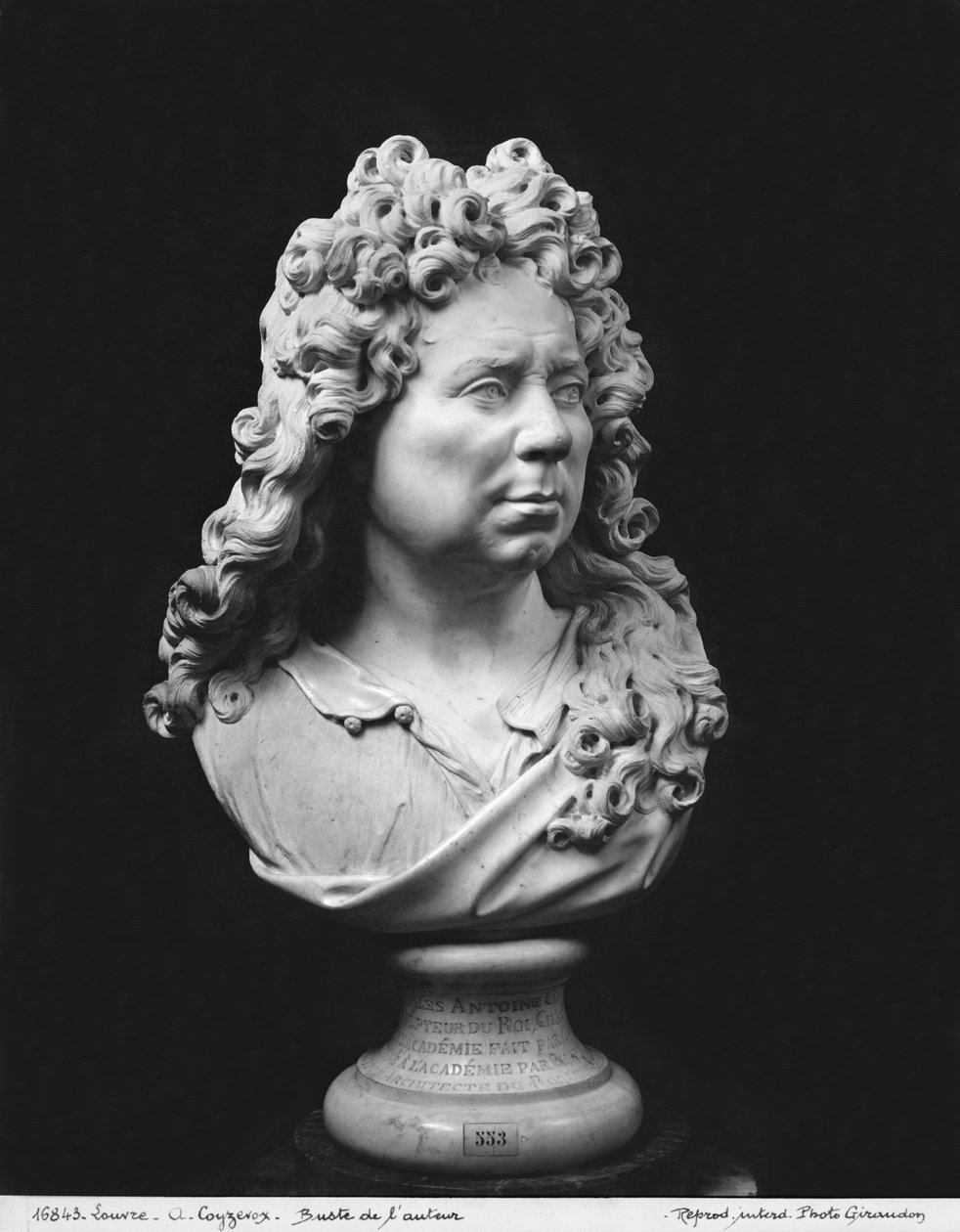 Önarckép, 1680-93 körül (márvány) alkotó: Antoine Coysevox