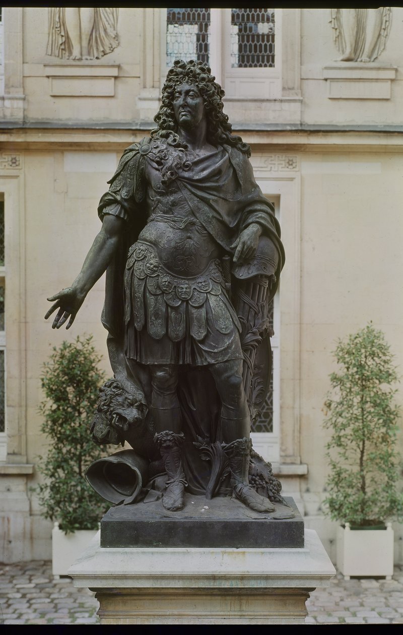 XIV. Lajos (1638-1715) szobra (bronz) alkotó: Antoine Coysevox