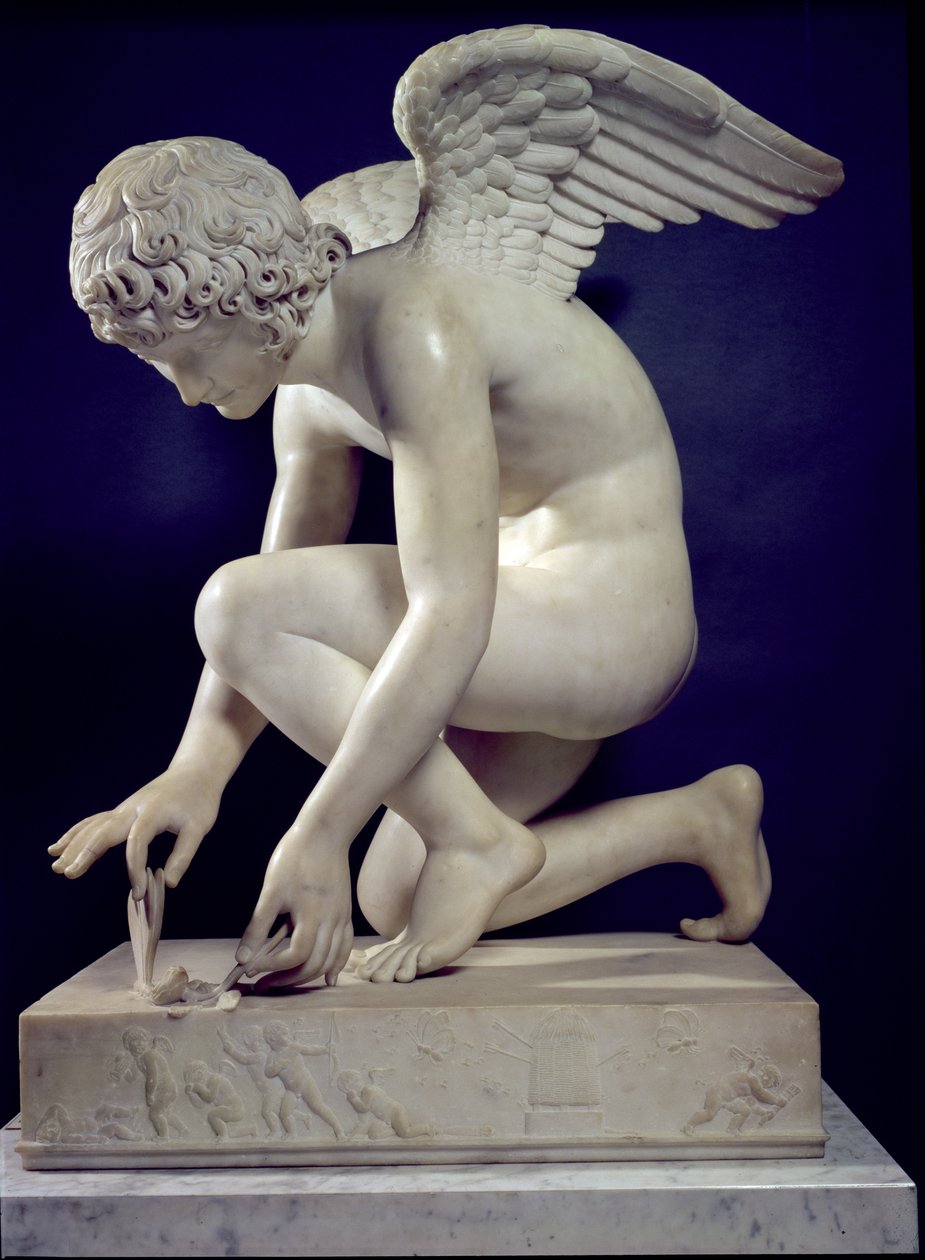 Ámor, 1817 (márvány) alkotó: Antoine Denis Chaudet