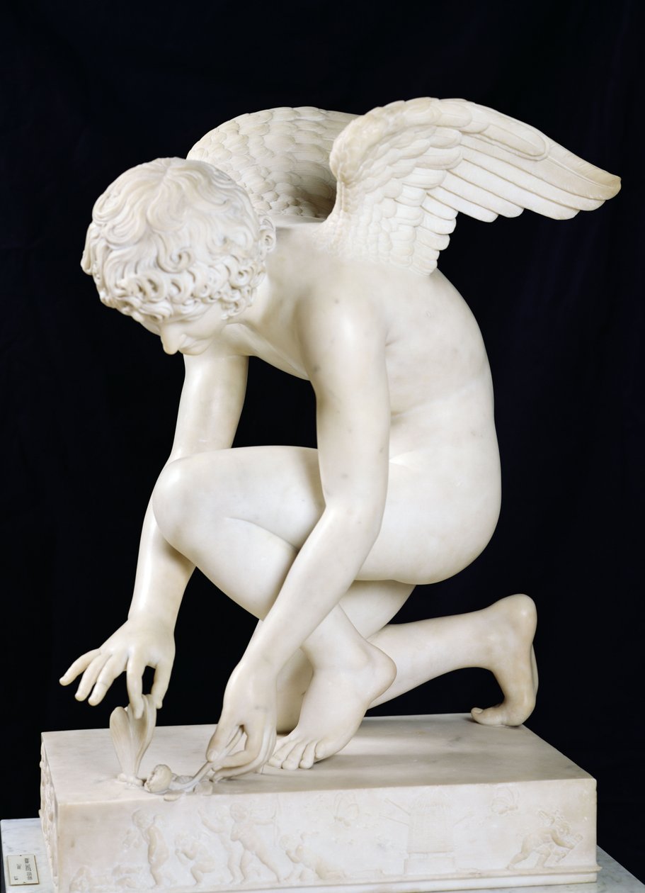 Ámor, 1817 (márvány) alkotó: Antoine Denis Chaudet