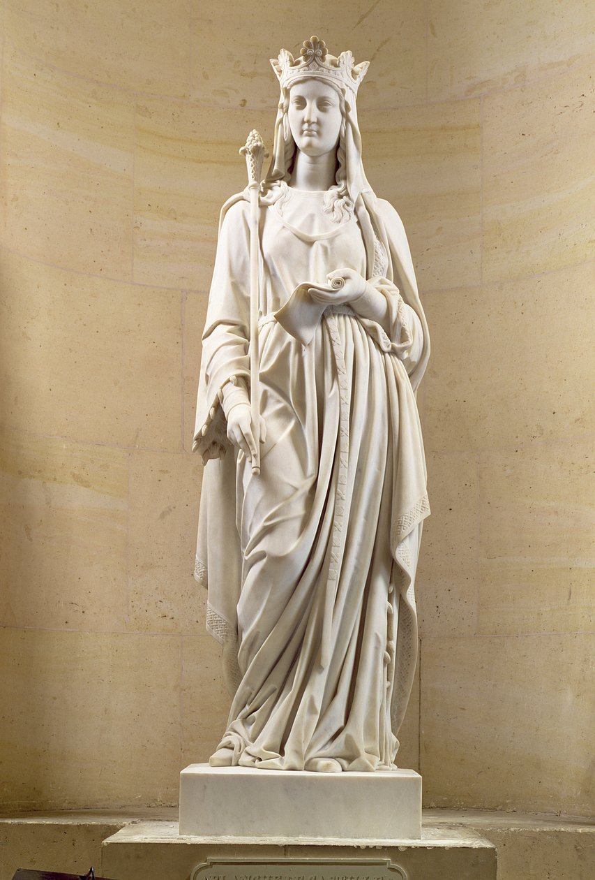 Kasztíliai Blanche (1188-1252) Franciaország királynője, 1837 (márvány) alkotó: Antoine Etex