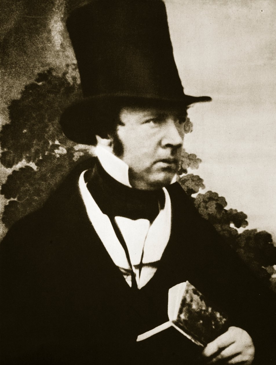 Fox Talbot portréja (szépia fotó) alkotó: Antoine Francois Jean Claudet