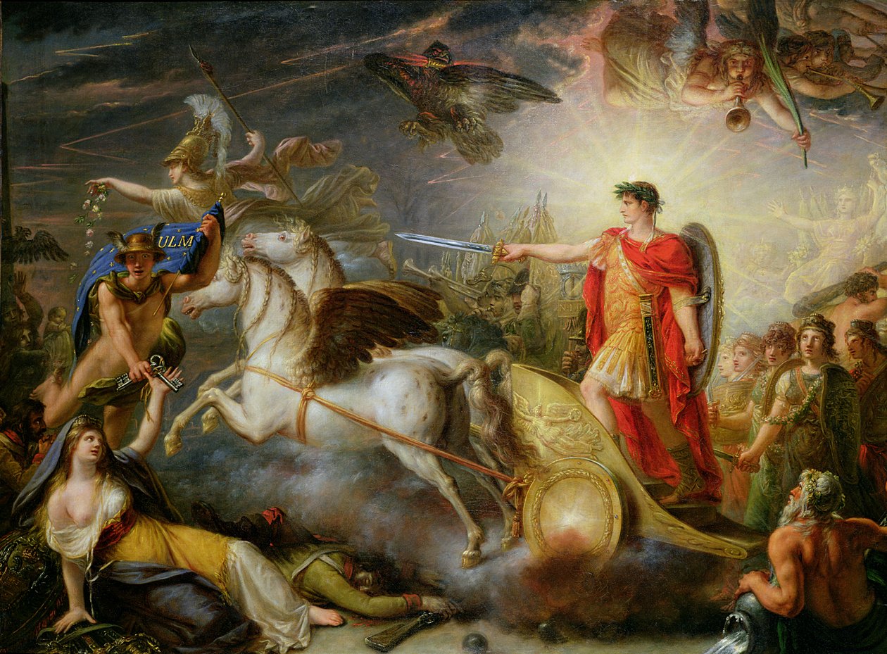 Ulm átadásának allegóriája, 1805. október 20 alkotó: Antoine François Callet