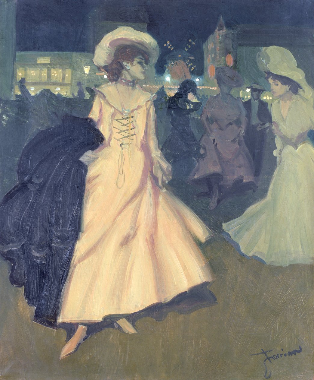 A kijárat a Moulin Rouge-nál, 1901-2 alkotó: Antoine Guillaume Minartz