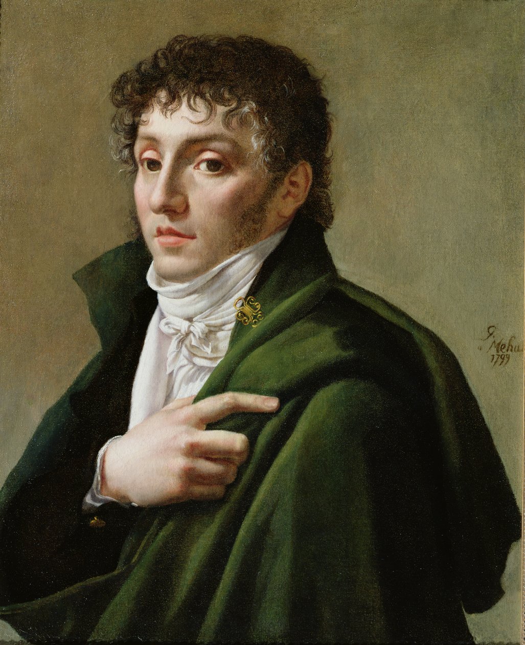Etienne-Henri Mehul (1763-1817) portréja 1799 alkotó: Antoine Jean Gros