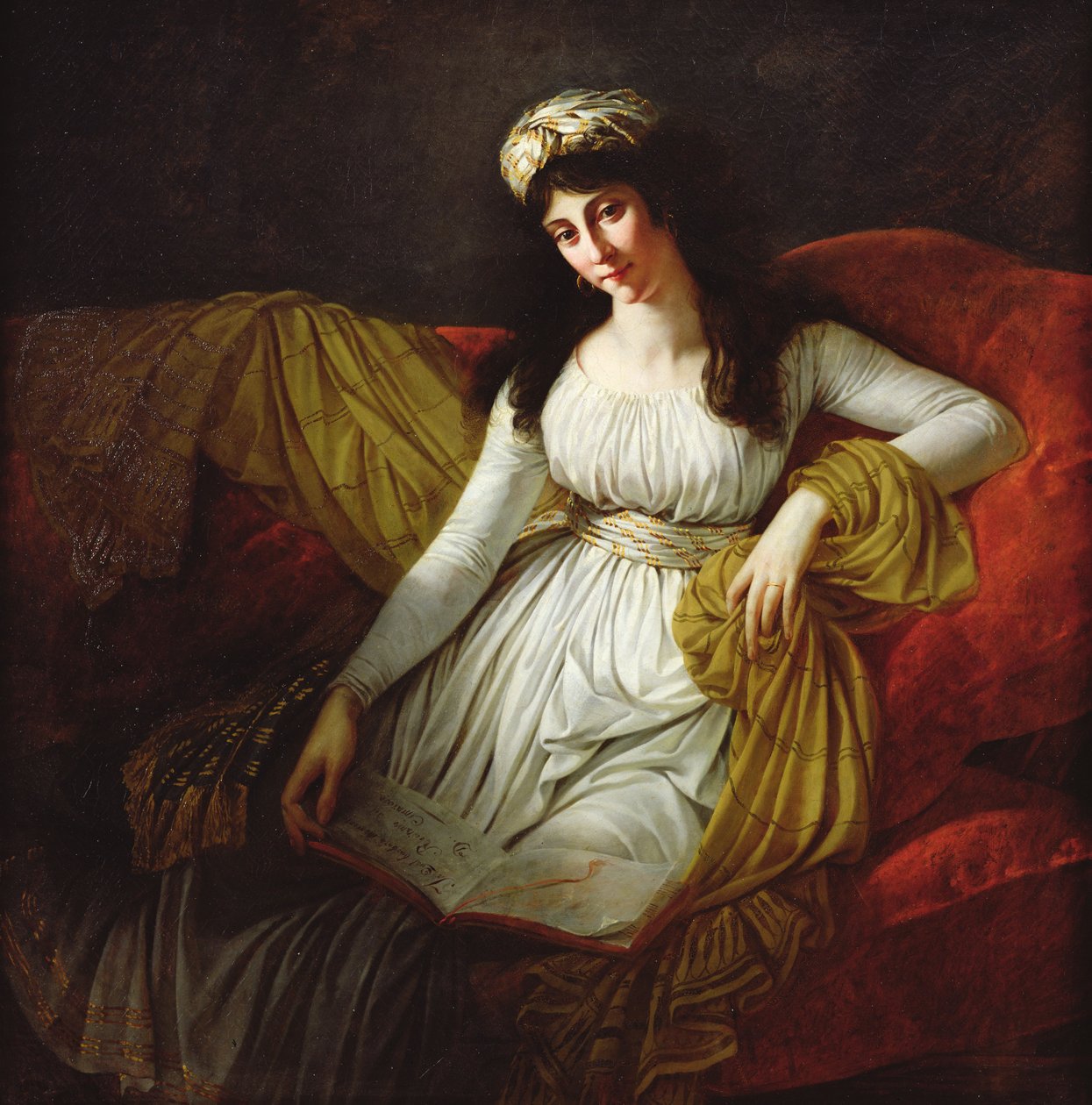 Madame Favrega portréja, 1798 alkotó: Antoine Jean Gros