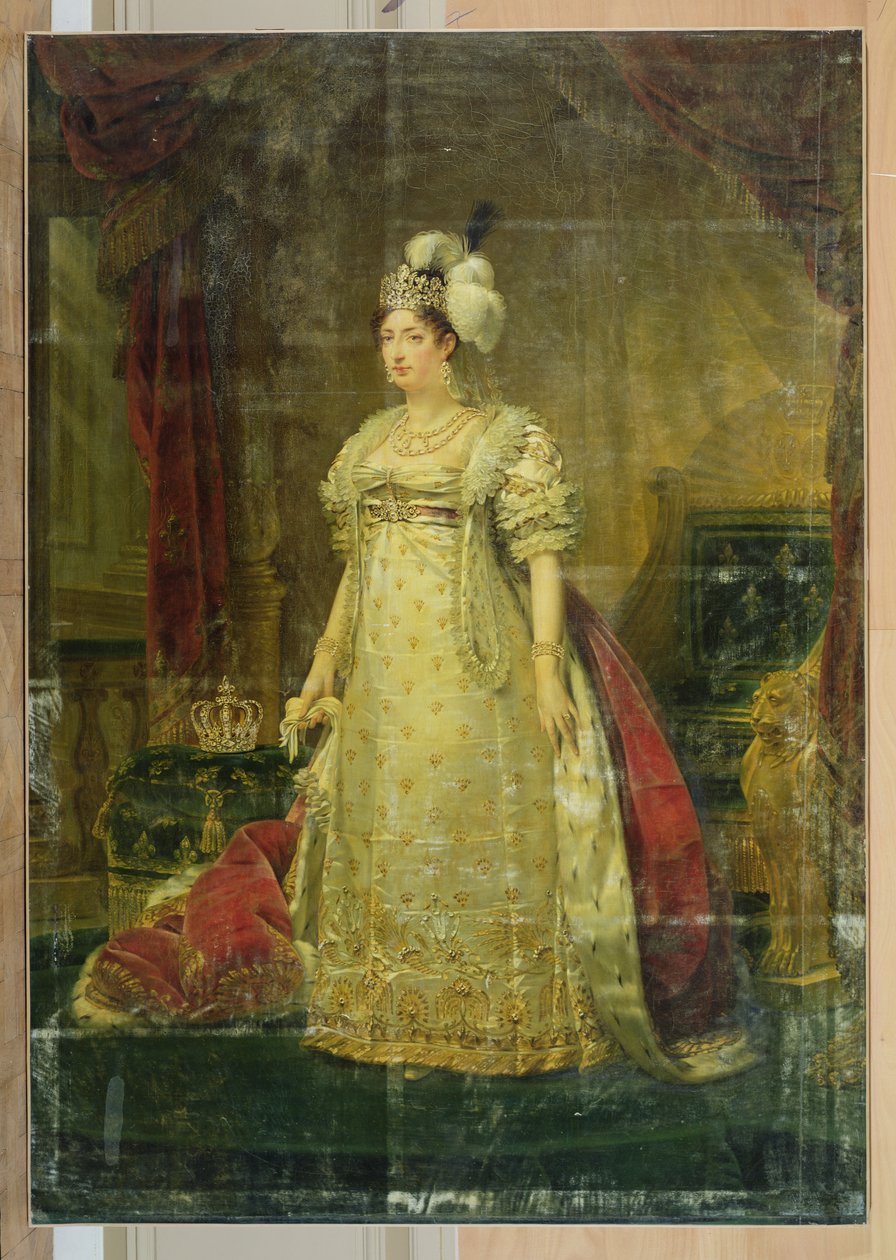 A francia Marie-Therese-Charlotte (1778-1851) Angouleme hercegnő portréja alkotó: Antoine Jean Gros