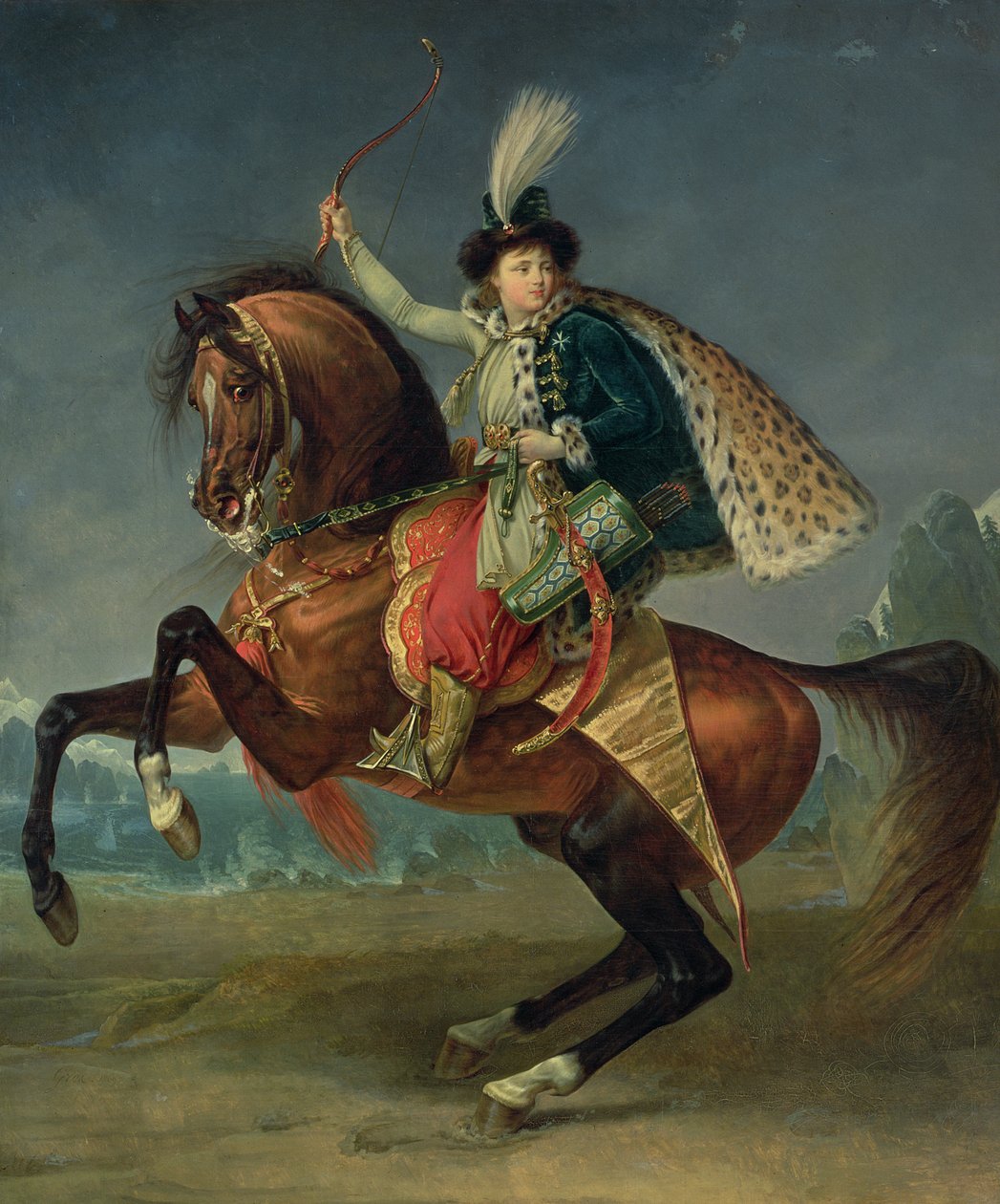 Borisz Nyikolajevics Juszupov herceg (1794-1849) 1809 (olaj) alkotó: Antoine Jean Gros
