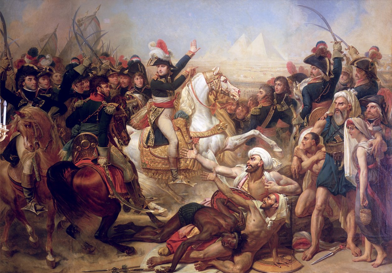 A piramisok csata, 1798. július 21 alkotó: Antoine Jean Gros