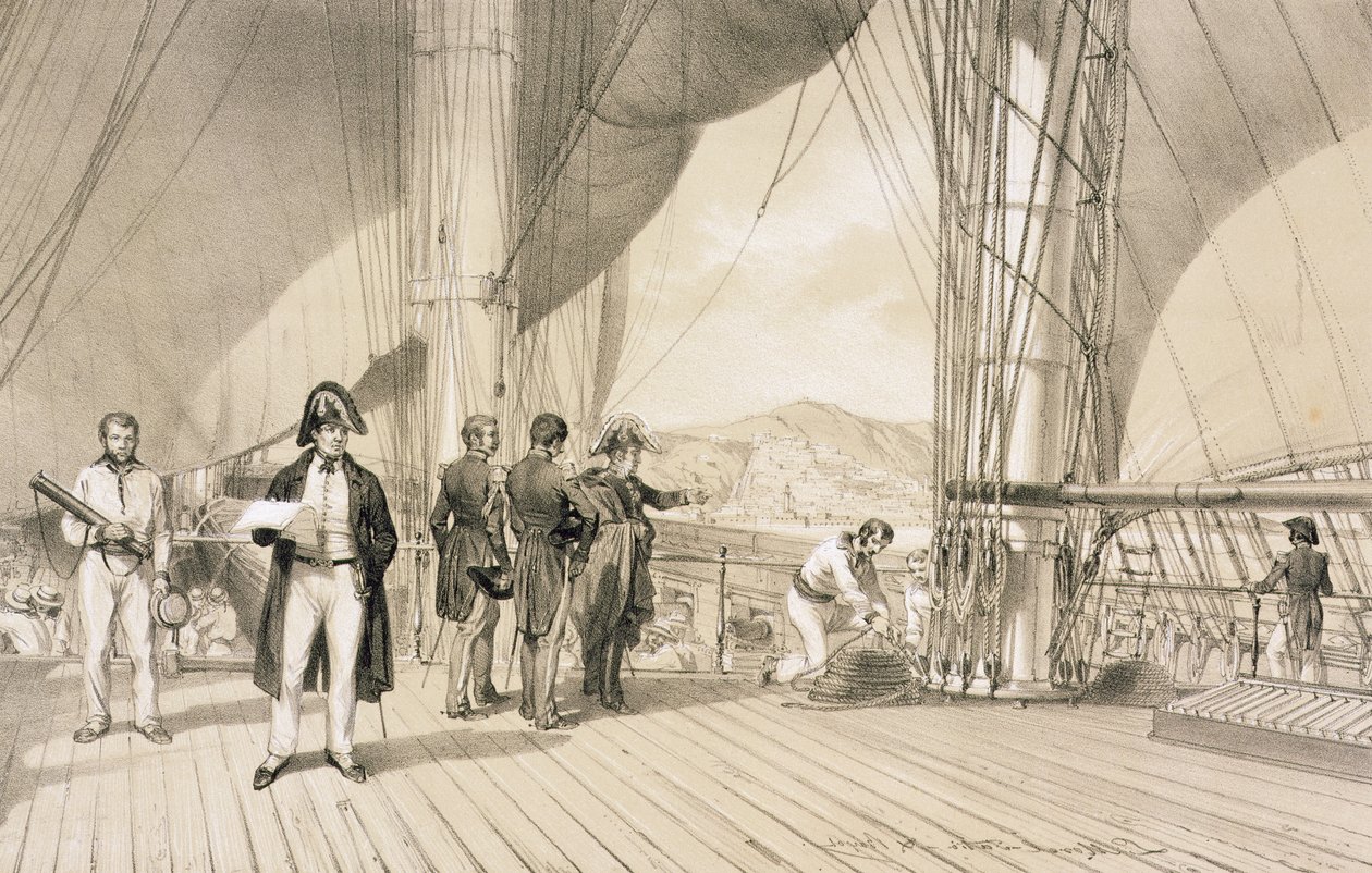 A Comte de Bourmont és Duperre admirális a l